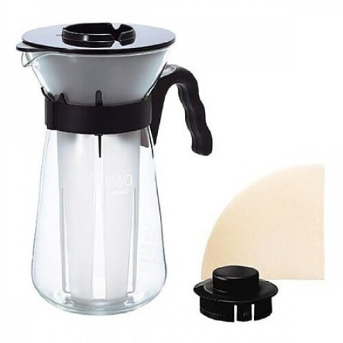 Infuzor cafea/ceai, HARIO, Filtre, 1L, Negru