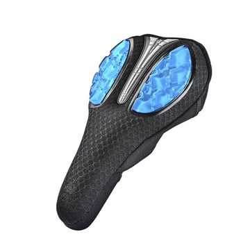 Husa gel sa bicicleta Rockbros, silica gel si lycra, ergonomica, culoare sky deep blue Husa gel sa bicicleta Rockbros, silica gel si lycra, ergonomica, culoare sky deep blue