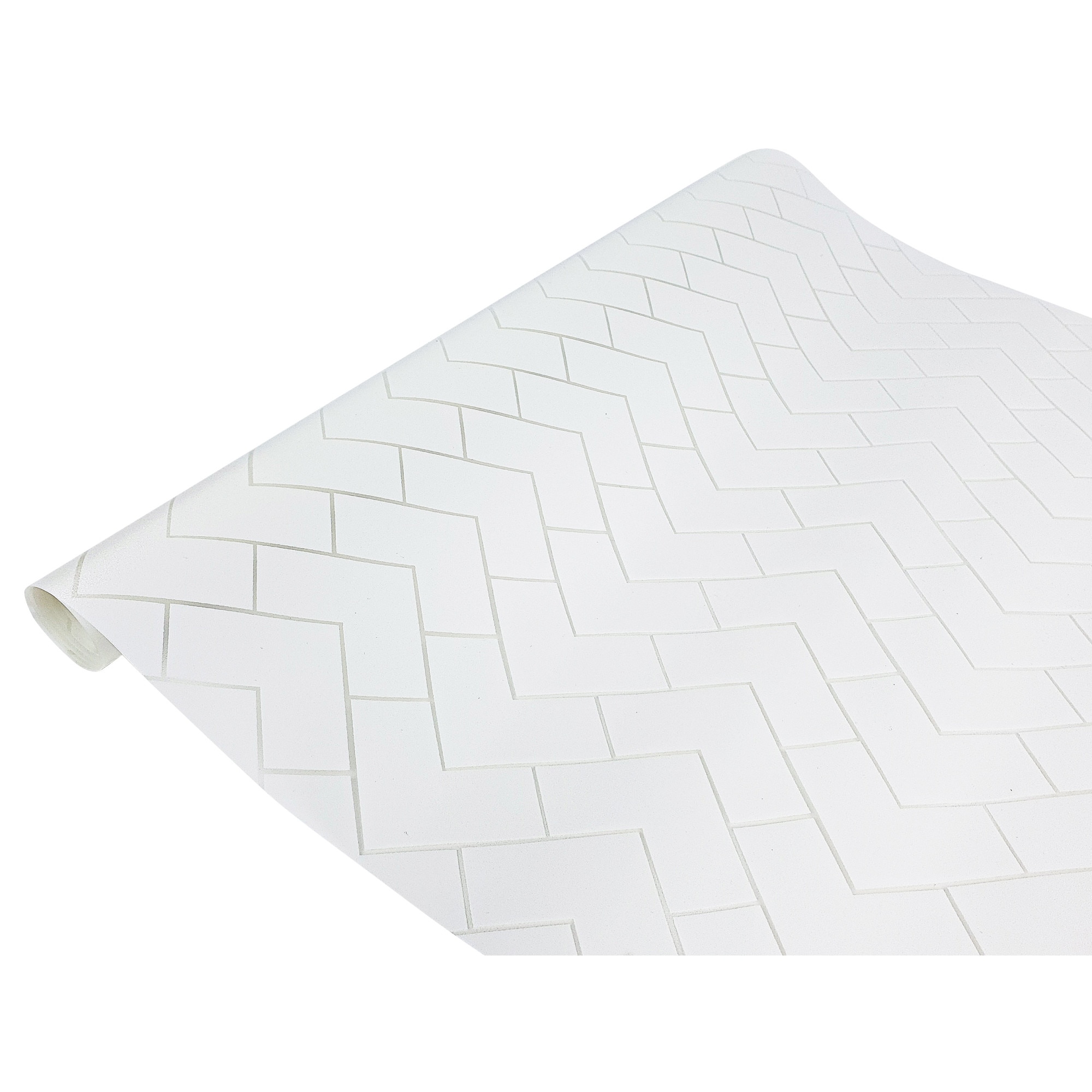 Autocolant static pentru geam, D-c-Fix, G108, Zigzag, 45 cm x 150 cm, Alb