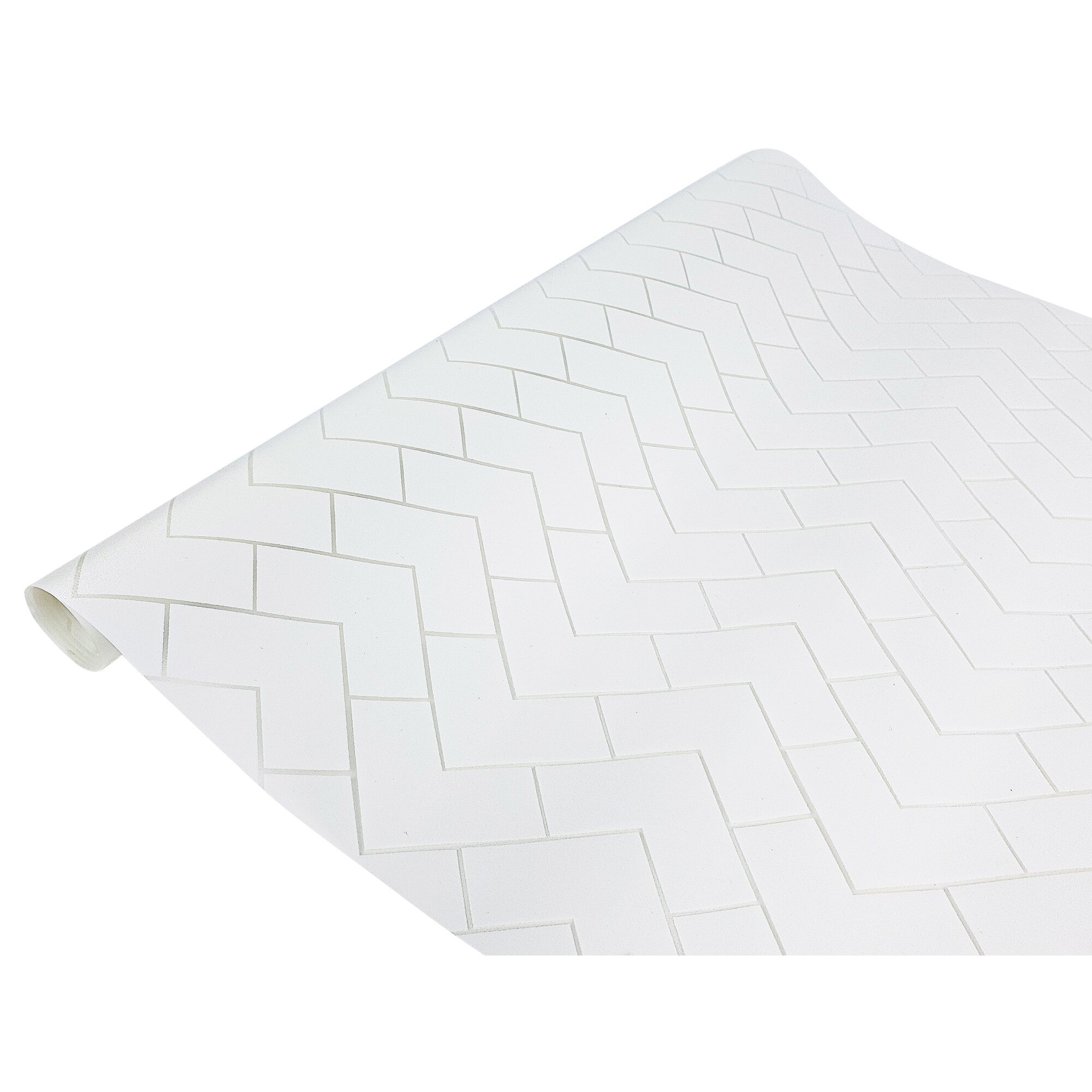 Autocolant static pentru geam, D-c-Fix, G108, Zigzag, 67,5 cm x 150 cm, Alb