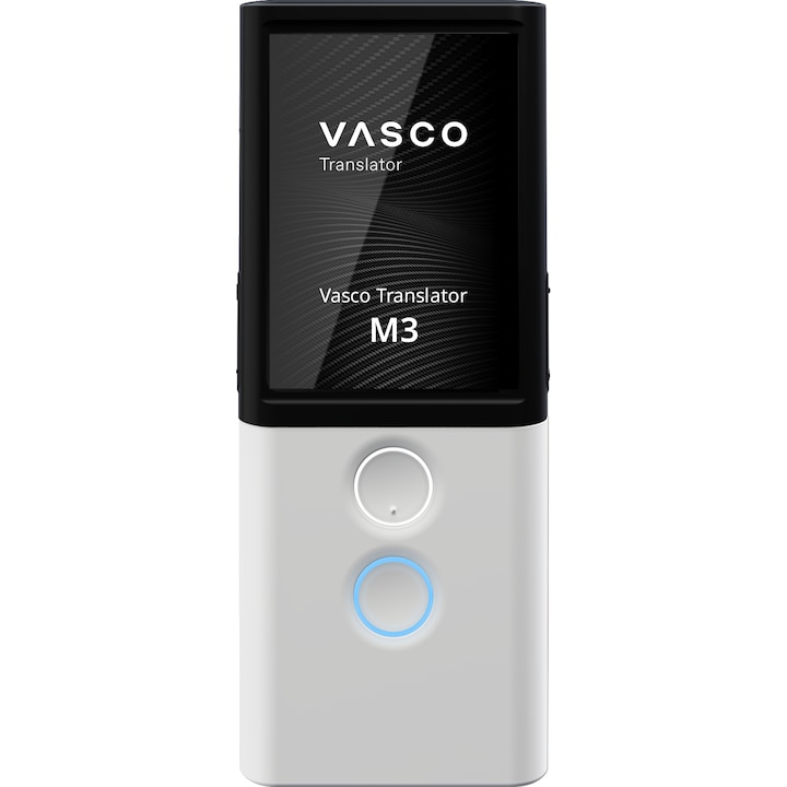 Vasco Electronics Translator M3 elektronikus fordító, hang, szöveg, fotók, +70 nyelv, Arctic White