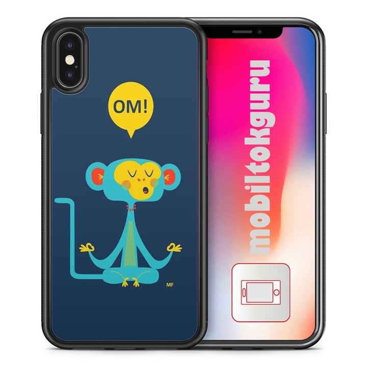 Сладка малка маймуна 3522 Samsung Galaxy A40 TPU удароустойчив калъф Калъф за телефон Защитен капак