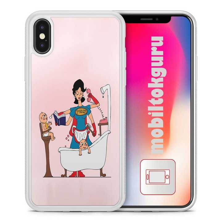 Girly mom 111 iPhone SE (2016) Husa TPU rezistenta la socuri Husa pentru telefon Husa de protectie