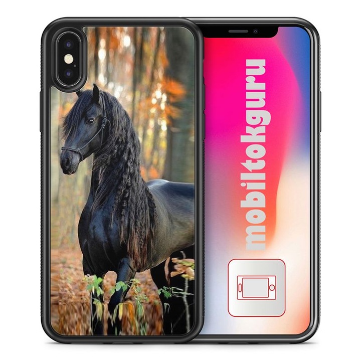 Black horse paipa 22 iPhone SE (2016) Husa TPU rezistenta la socuri Husa telefon Husa de protectie