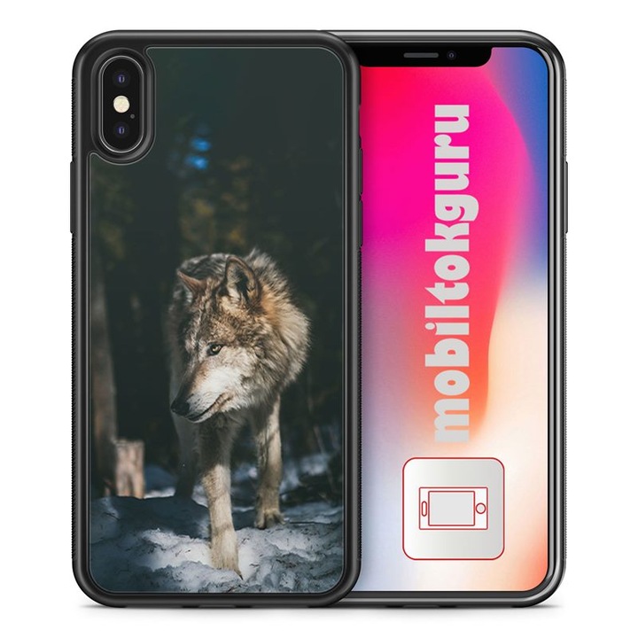 Wolf 222 Samsung Galaxy S8 Plus TPU удароустойчив калъф Калъф за телефон Защитен капак