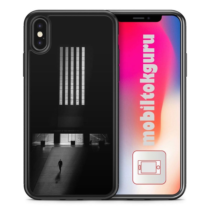 Black White Architecture 9422 iPhone SE (2016) Husa TPU antisoc Husa pentru telefon Husa de protectie