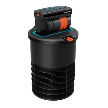 Aspersor Gardena OS, telescopic oscilant, cu filtru de impuritati integrat, raza reglabila, 2 - 15 m, 140 mp Aspersor Gardena OS, telescopic oscilant, cu filtru de impuritati integrat, raza reglabila, 2 - 15 m, 140 mp