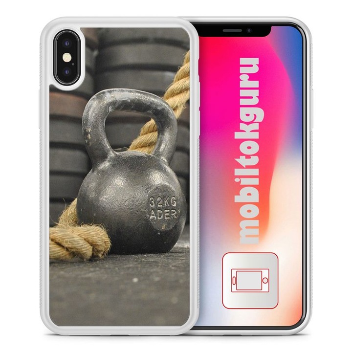 Kettlebell 1811 iPhone SE (2016) Carcasa TPU rezistenta la socuri Husa telefon Husa de protectie