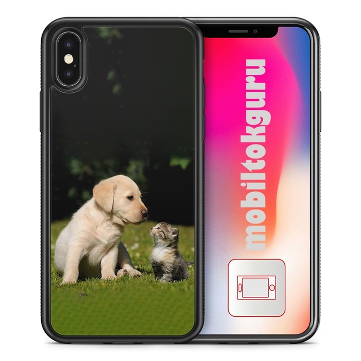 Dog Cat Friendship 3722 iPhone SE (2016) TPU Husa rezistenta la socuri Husa telefon Husa de protectie