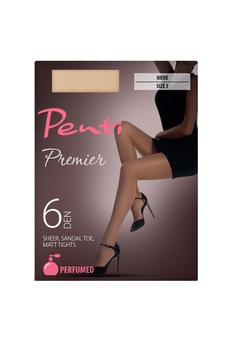 Dres dama cu capsule de parfum si degete transparente Premier 6 DEN, Penti, bej inchis Dres dama cu capsule de parfum si degete transparente Premier 6 DEN, Penti, bej inchis