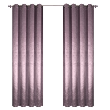 Draperie Velur, Roz 135x250 cm, L389 Draperie Velur, Roz 135x250 cm, L389