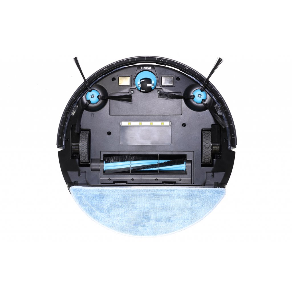 Aspirator robot SALENTE L7 3v1 - 50 W, Vorbeste limba Romana, Modul de sterilizare UVC, Navigatie LiDAR, 5200 mAH, autonomie 4h, 3000 pa, Modul de stergere Y-mop, WiFi, Negru