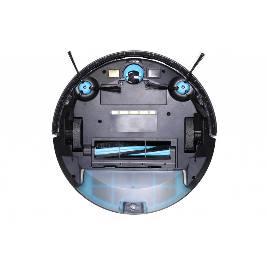 Aspirator robot SALENTE L7 3v1 - 50 W, Vorbeste limba Romana, Modul de sterilizare UVC, Navigatie LiDAR, 5200 mAH, autonomie 4h, 3000 pa, Modul de stergere Y-mop, WiFi, Negru