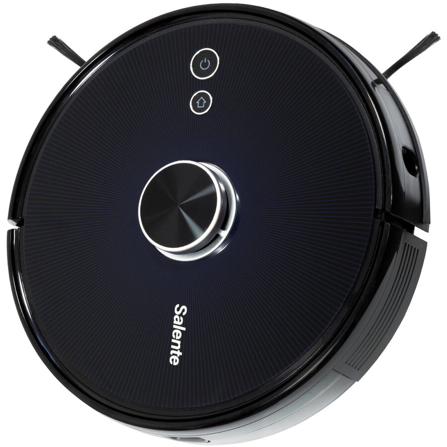 Aspirator robot SALENTE L7 3v1 - 50 W, Vorbeste limba Romana, Modul de sterilizare UVC, Navigatie LiDAR, 5200 mAH, autonomie 4h, 3000 pa, Modul de stergere Y-mop, WiFi, Negru