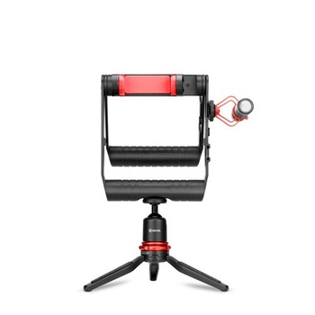 Set vlogging multifunctional Boya BY-VG380 all-in-one pentru telefon - Trepied, suport telefon video rig, microfon boya mm1 Set vlogging multifunctional Boya BY-VG380 all-in-one pentru telefon - Trepied, suport telefon video rig, microfon boya mm1