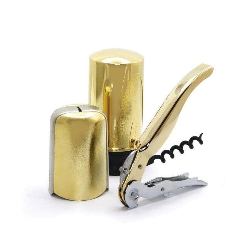 Set 3 accesorii vin aurii Celebration