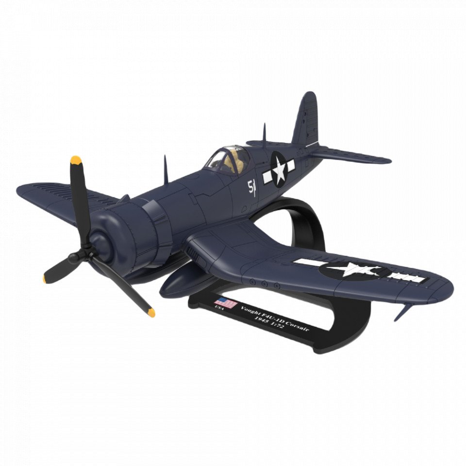 Aeromacheta, Editia nr 06, Vought F4U-1D Corsair, Metal, Multicolor, 1:72