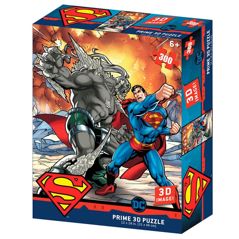 See through Bring bolt Puzzle, Prime 3D, DC Comics Superman vs Doomsday, Multicolor, 300 Piese -  eMAG.ro