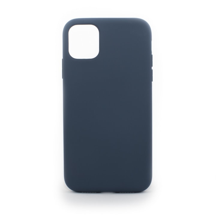 Premium szilikon hátlapvédő telefontok, iPhone 12 Mini, Kék