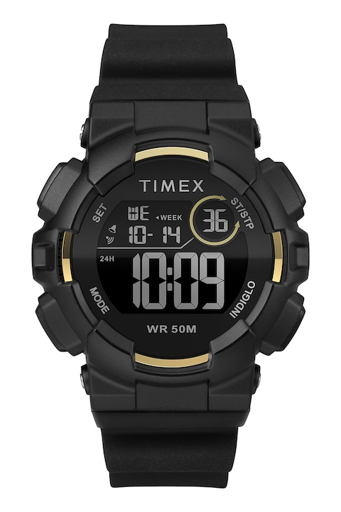 Timex, Ceas digital unisex cronograf, Negru