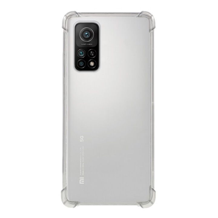Gigapack szilikon mobiltelefon tok, ütésállóság, légpárnás sarok, átlátszó, kompatibilis: Xiaomi Mi 10T Pro 5G / Mi 10T 5G