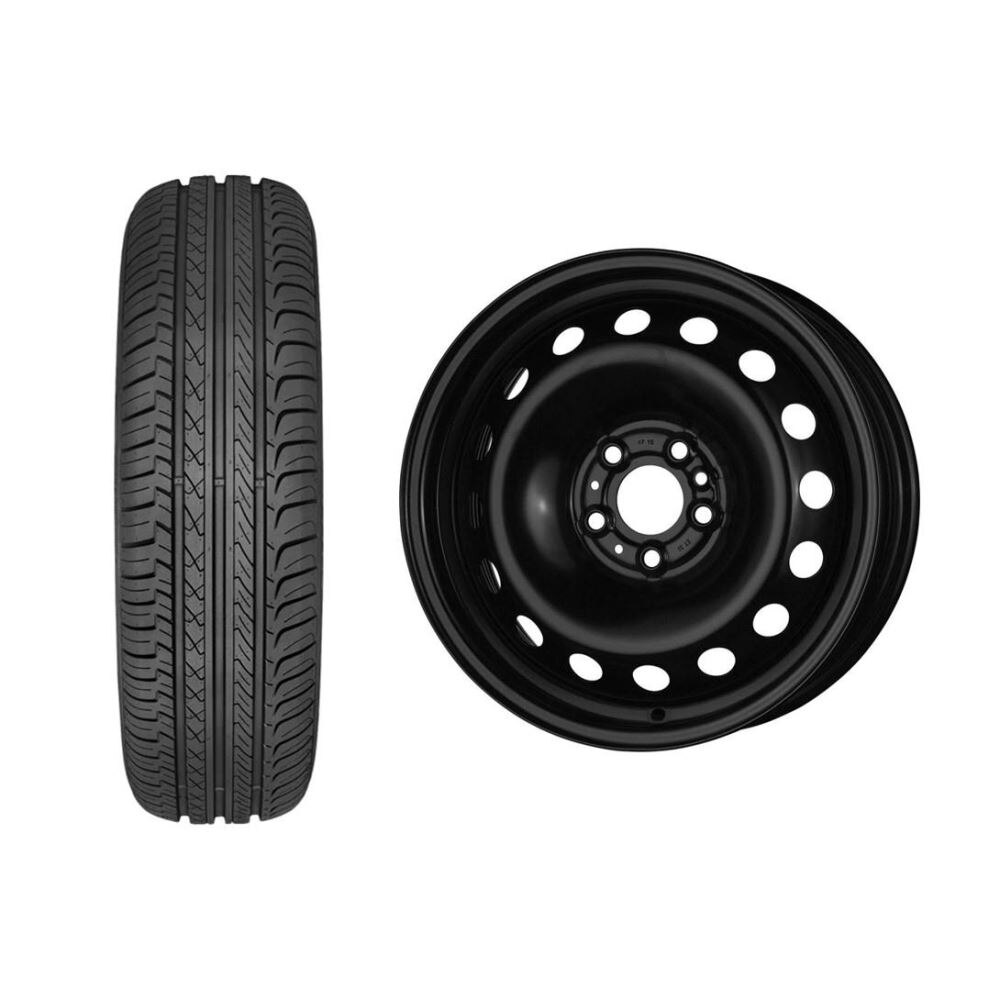 Roata completa Fiat Tipo janta otel ALCAR 4105 5x98, 15 inch si anvelopa vara GT Radial Champiro FE1 195/65R15 91H