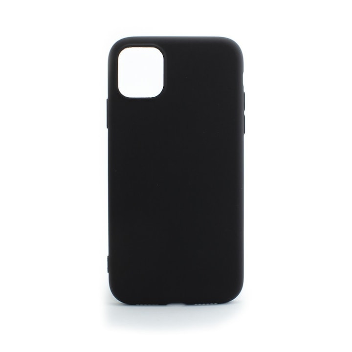Cellect vékony TPU gumi/szilikon tok iPhone 12 Mini készülékhez, fekete