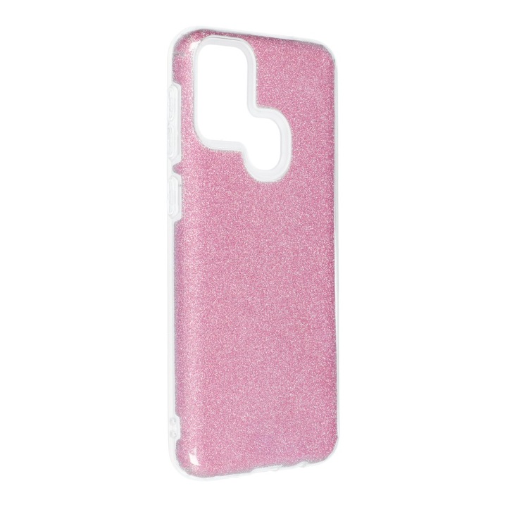 Forcell Shining szilikon hátlapvédő telefontok - Samsung Galaxy M31, Rózsaszín