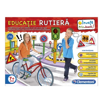 Joc educativ Clementoni Educatie Rutiera, RO Joc educativ Clementoni Educatie Rutiera, RO