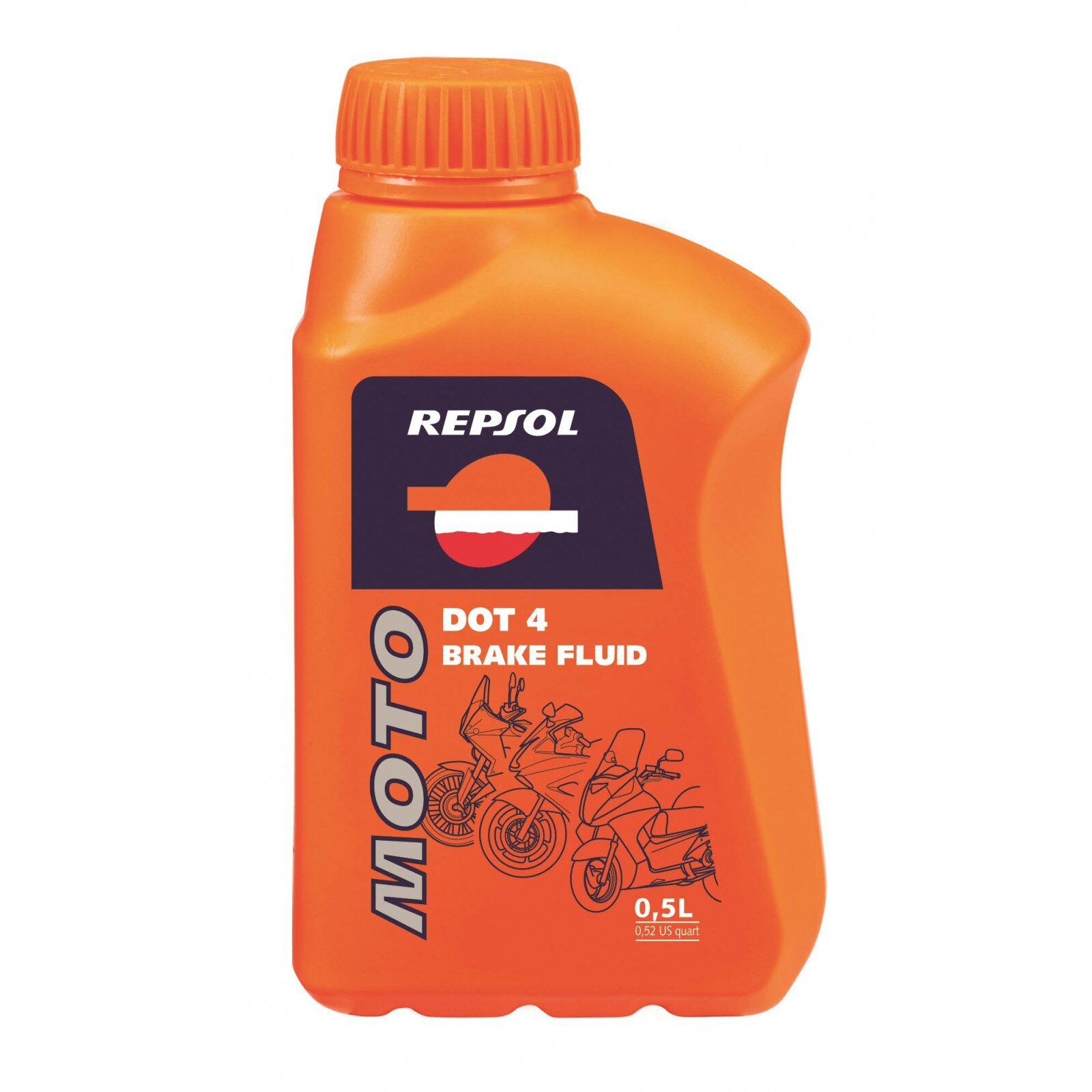 Lichid frana DOT4 0,5L, Repsol