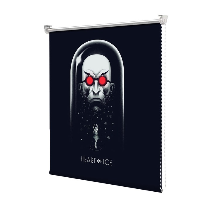 Roleta Art Shade tip Jaluzea cu Rulou si sistem inclus, Art Star, Heart of Ice, Animatii, Decoratiuni, Latime 95 cm x Inaltime 130 cm