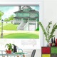 Roleta Art Shade tip Jaluzea cu Rulou si sistem inclus, Art Star, Casa animata intr-un loc linistit, Animatii, Decoratiuni, Latime 140 cm x Inaltime 250 cm