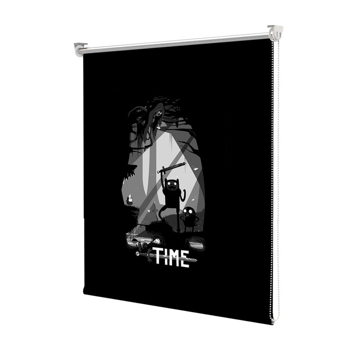 Roleta Art Shade tip Jaluzea cu Rulou si sistem inclus, Art Star, Adventure time, Animatii, Decoratiuni, Latime 95 cm x Inaltime 130 cm