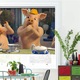Roleta Art Shade tip Jaluzea cu Rulou si sistem inclus, Art Star, Shrek Purcelusii la ceai, Animatii, Decoratiuni, Latime 70 cm x Inaltime 130 cm