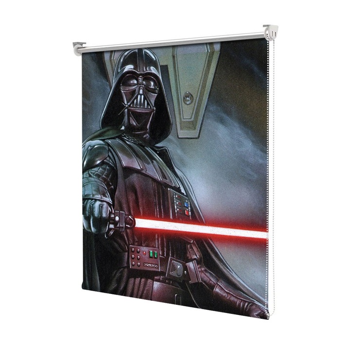 Roleta Art Shade tip Jaluzea cu Rulou si sistem inclus, Art Star, Star Wars Darth Vader in actiune, Animatii, Decoratiuni, Latime 95 cm x Inaltime 130 cm