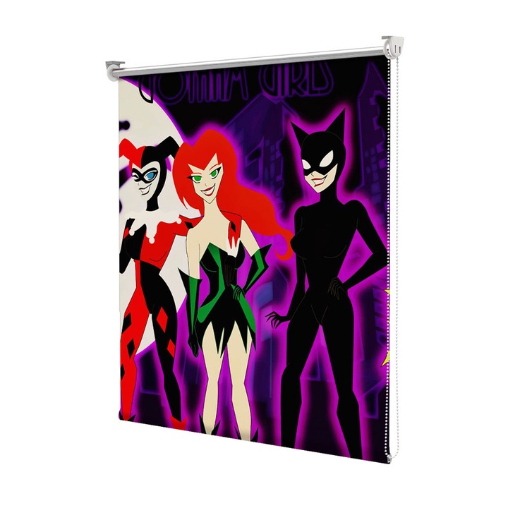 Roleta Art Shade tip Jaluzea cu Rulou si sistem inclus, Art Star, Fete rele Marvel, Animatii, Decoratiuni, Latime 65 cm x Inaltime 190 cm