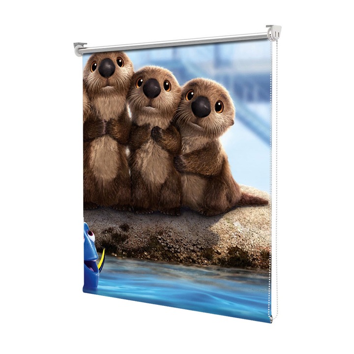 Roleta Art Shade tip Jaluzea cu Rulou si sistem inclus, Art Star, Finding Nemo Dory afara, Animatii, Decoratiuni, Latime 65 cm x Inaltime 190 cm
