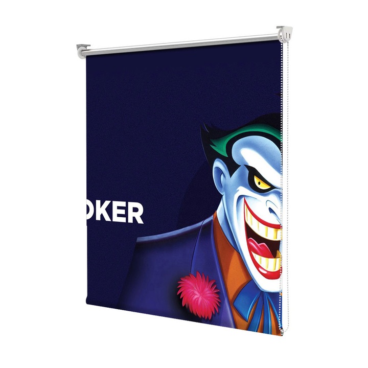 Roleta Art Shade tip Jaluzea cu Rulou si sistem inclus, Art Star, Joker cu nas mare, Animatii, Decoratiuni, Latime 80 cm x Inaltime 130 cm