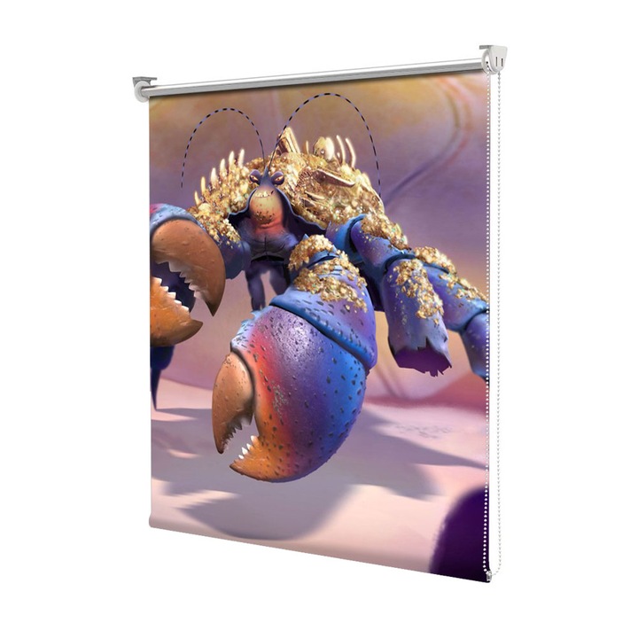 Roleta Art Shade tip Jaluzea cu Rulou si sistem inclus, Art Star, Moana Tamatoa, Animatii, Decoratiuni, Latime 75 cm x Inaltime 130 cm