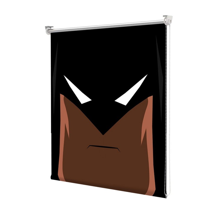 Roleta Art Shade tip Jaluzea cu Rulou si sistem inclus, Art Star, Batman pe fundal negru, Animatii, Decoratiuni, Latime 95 cm x Inaltime 130 cm