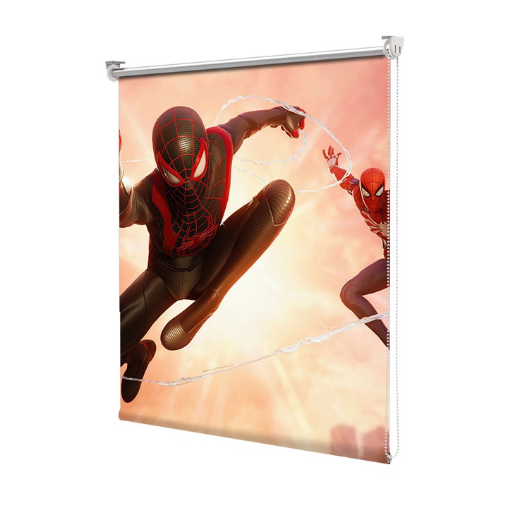 Roleta Art Shade tip Jaluzea cu Rulou si sistem inclus, Art Star, Spiderman si Spiderman, Animatii, Decoratiuni, Latime 95 cm x Inaltime 130 cm