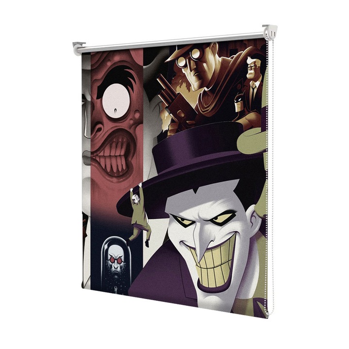 Roleta Art Shade tip Jaluzea cu Rulou si sistem inclus, Art Star, Personajele rele din Batman, Animatii, Decoratiuni, Latime 95 cm x Inaltime 130 cm