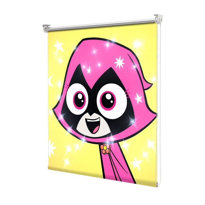Roleta Art Shade tip Jaluzea cu Rulou si sistem inclus, Art Star, Titans sclipire in ochi, Animatii, Decoratiuni, Latime 65 cm x Inaltime 190 cm