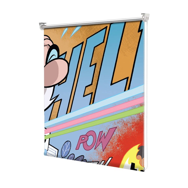 Roleta Art Shade tip Jaluzea cu Rulou si sistem inclus, Art Star, Fettele Powerpuffprimarul, Animatii, Decoratiuni, Latime 50 cm x Inaltime 250 cm