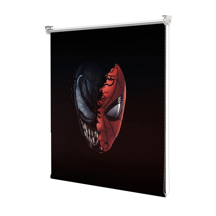 Roleta Art Shade tip Jaluzea cu Rulou si sistem inclus, Art Star, Tranformarea lui Spiderman, Animatii, Decoratiuni, Latime 95 cm x Inaltime 130 cm