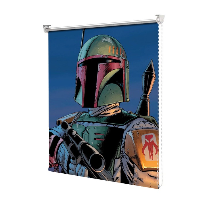 Roleta Art Shade tip Jaluzea cu Rulou si sistem inclus, Art Star, Star Wars Amenintari, Animatii, Decoratiuni, Latime 95 cm x Inaltime 130 cm