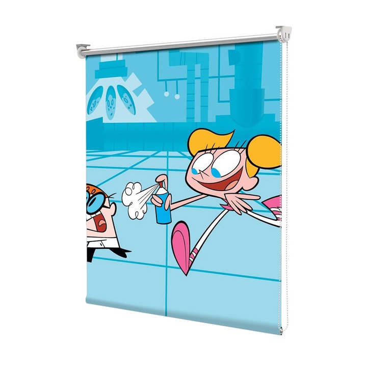 Roleta Art Shade tip Jaluzea cu Rulou si sistem inclus, Art Star, Laboratorului lui Dexter Dee Dee, Animatii, Decoratiuni, Latime 160 cm x Inaltime 250 cm