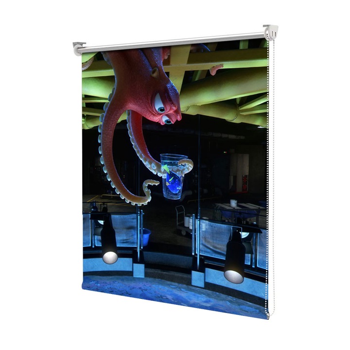 Roleta Art Shade tip Jaluzea cu Rulou si sistem inclus, Art Star, Finding Nemo Duke intrarea secreta, Animatii, Decoratiuni, Latime 50 cm x Inaltime 250 cm