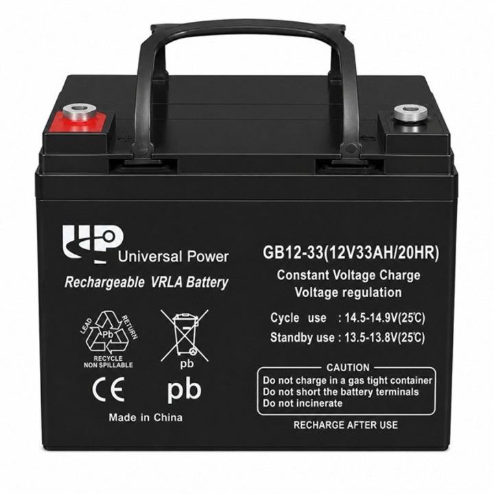 VRLA Тягов акумулатор Universal Power 12V 33Ah GB12-33
