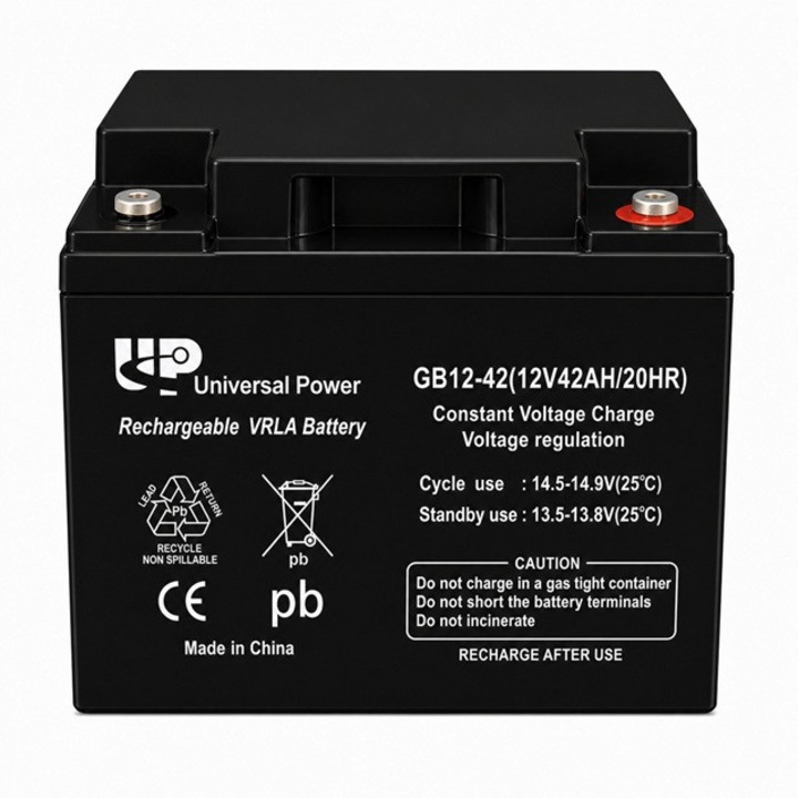 VRLA Тягов акумулатор Universal Power 12V 42Ah GB12-42